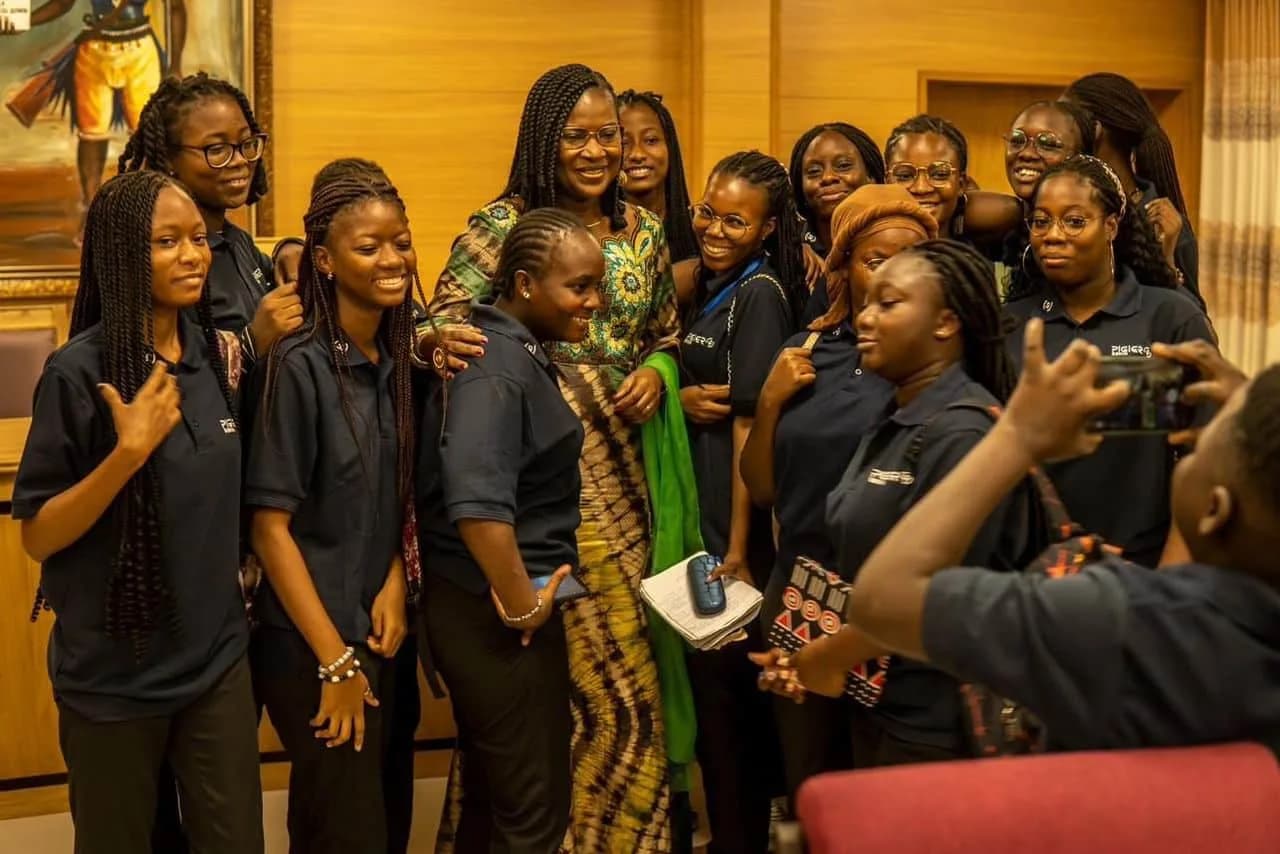 Les apprenants de PIGIER Bénin à la Cour Constitutionnelle