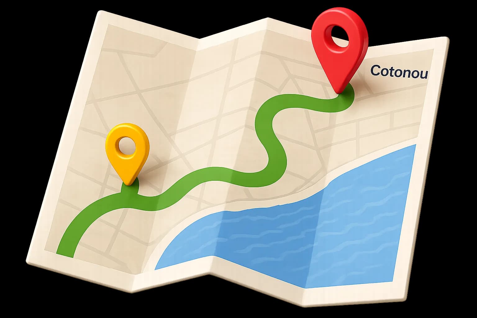 Carte de localisation du campus Pigier-Bénin à Cotonou